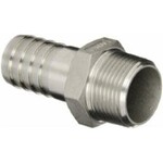 SS 1/2" Barbed Hose Fitting 1/2" Male NPT