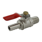 BALL VALVE 1/4" MPT X 1/4" BARBED