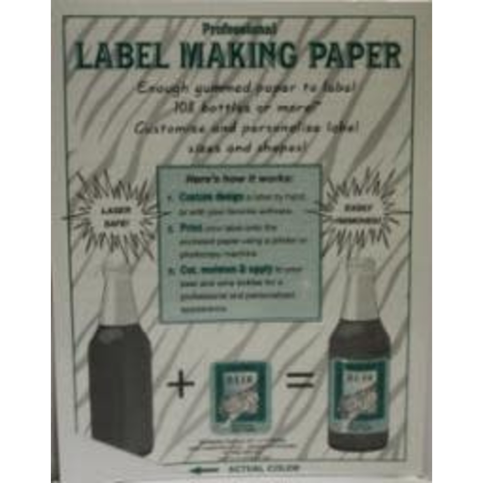 White Label Making Paper