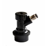 Black Liquid Disconnect 1/4" MFL for Ball Lock Keg