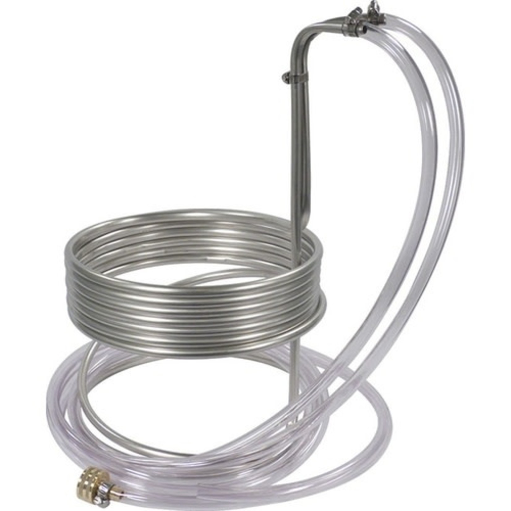 Wort Chiller  Stainless 25' x 3/8 in. with Tubing