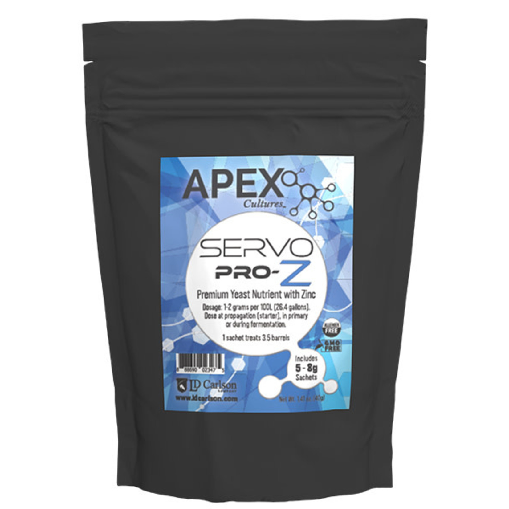 Apex Apex Cultures Servo Pro-ZYeast Nutrient w/Zinc 5 PK