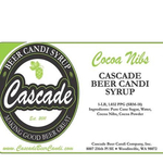 Cascade Cocoa Nibs Candi Syrup 1 Lb