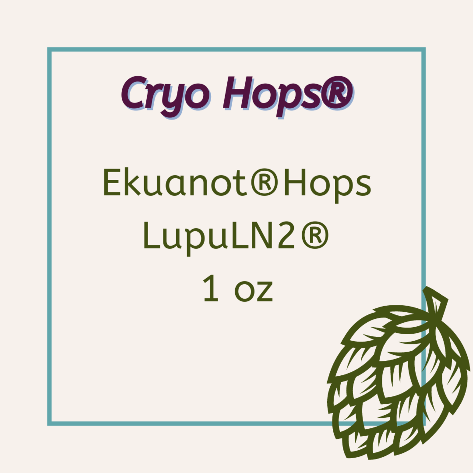 Yakima Chief Cryo Hops®  Ekuanot Hops 1 oz