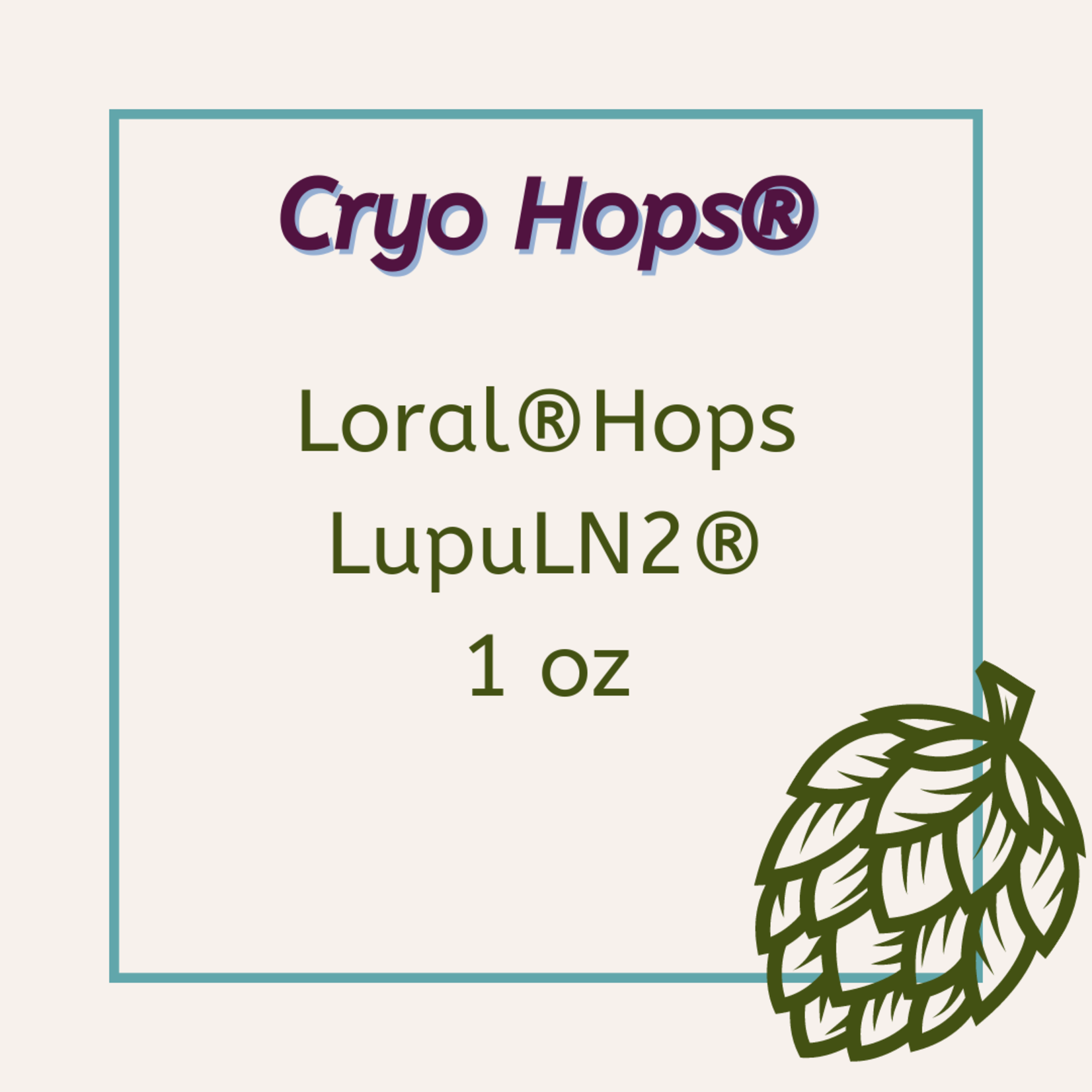 Yakima Chief Cryo Hops® US Loral® Hops 1 oz