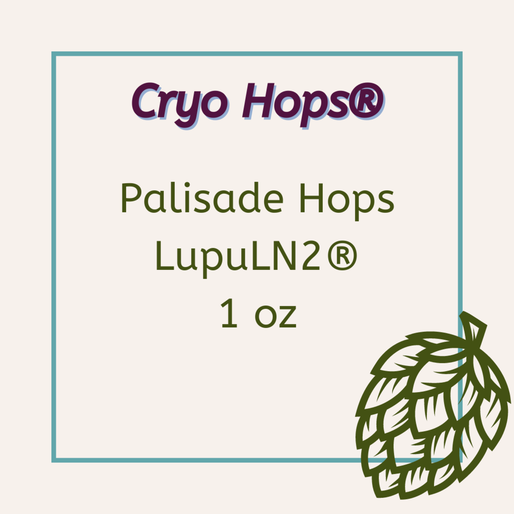 Yakima Chief Cryo Hops®  Palisade Hops 1 oz