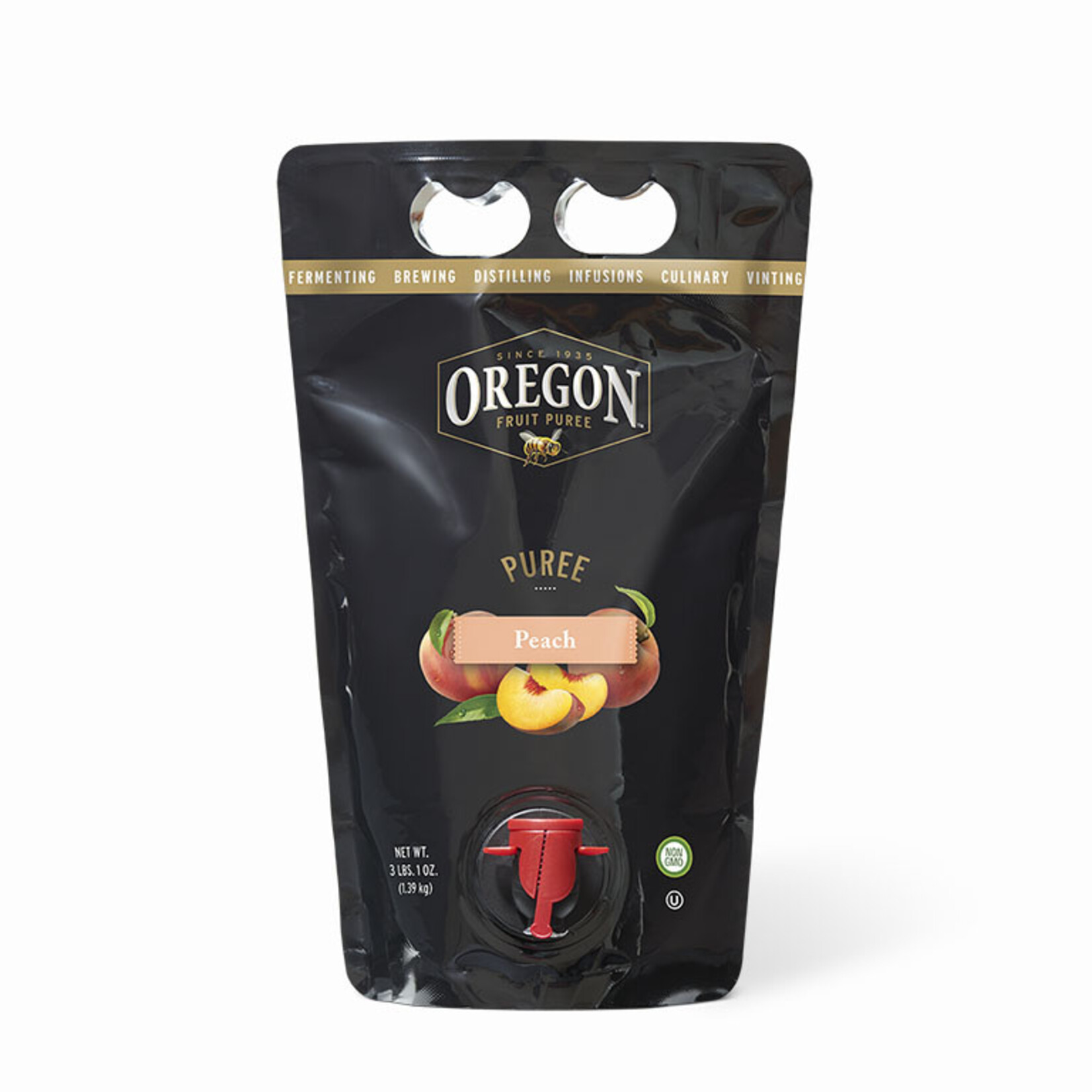 Oregon Fruit Products Peach  Fruit Puree 49 oz