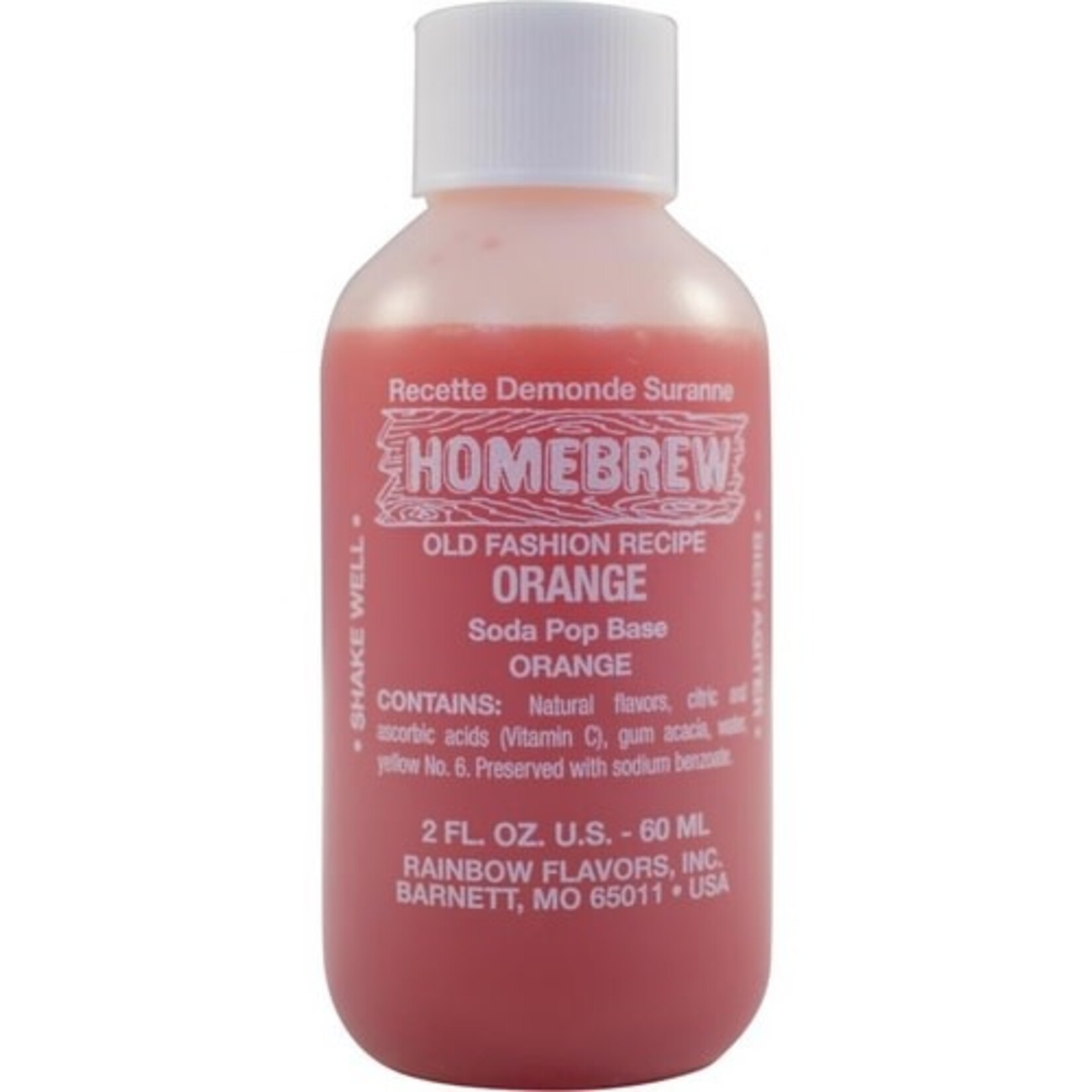 Rainbow Flavors Orange Soda Extract 2 oz
