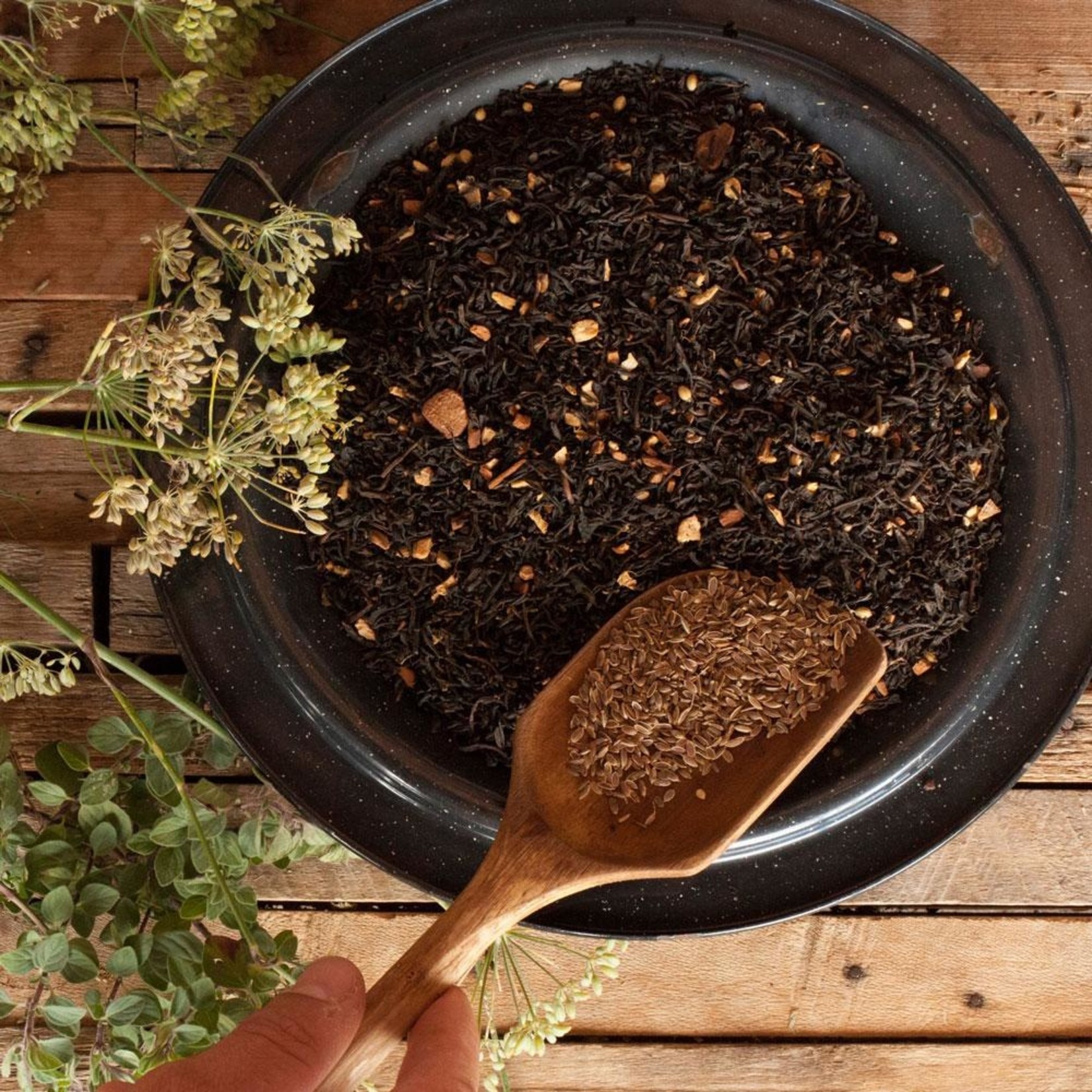 Piper & Leaf Tea Co. Summertime Chai Glass Jar of Loose Leaf Tea