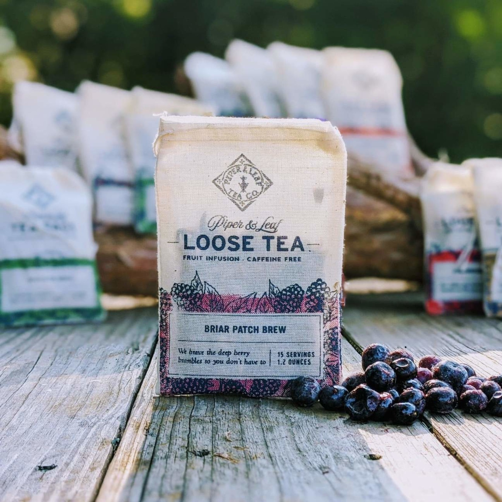 Piper & Leaf Tea Co. Briar Patch Brew Muslin Bag of Loose Leaf Tea