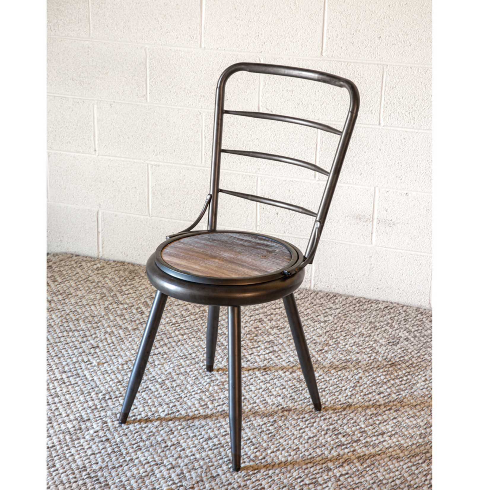 CTW Home Collection Industrial Style Table and Chair