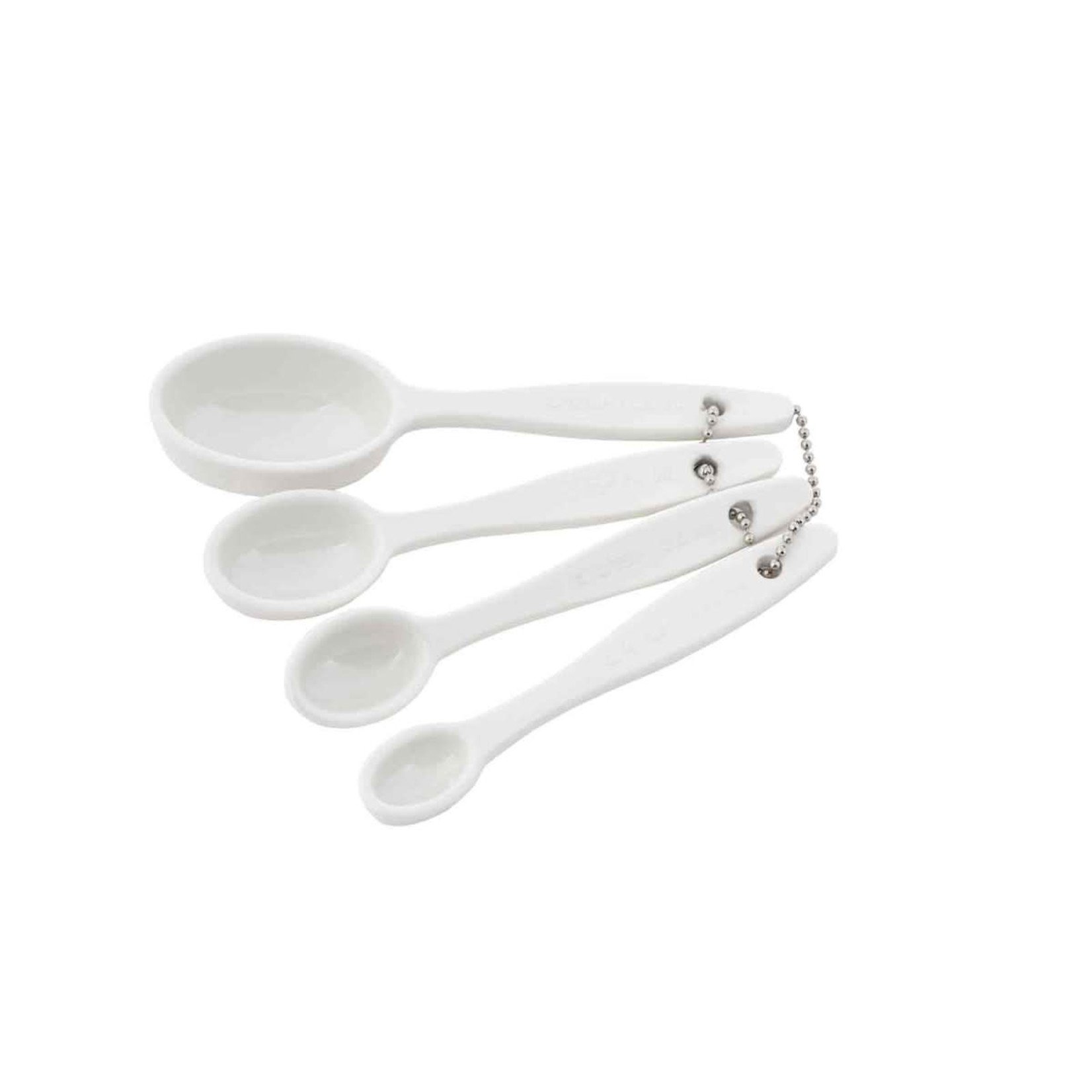 Crofthouse Collection(TM) Measuring Spoons, Set of 4, Includes: 1/4 tsp,  1/2 tsp, 1 tsp, 1 tbsp, Melamine - The Fancy Frog Boutique