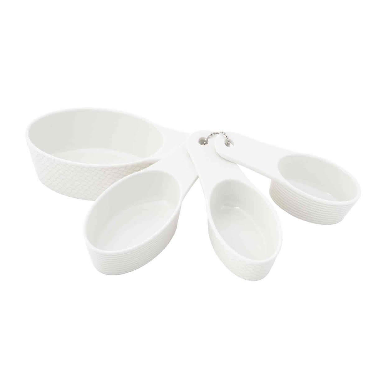 Crofthouse Collection(TM) Measuring Spoons, Set of 4, Includes: 1/4 tsp,  1/2 tsp, 1 tsp, 1 tbsp, Melamine - The Fancy Frog Boutique