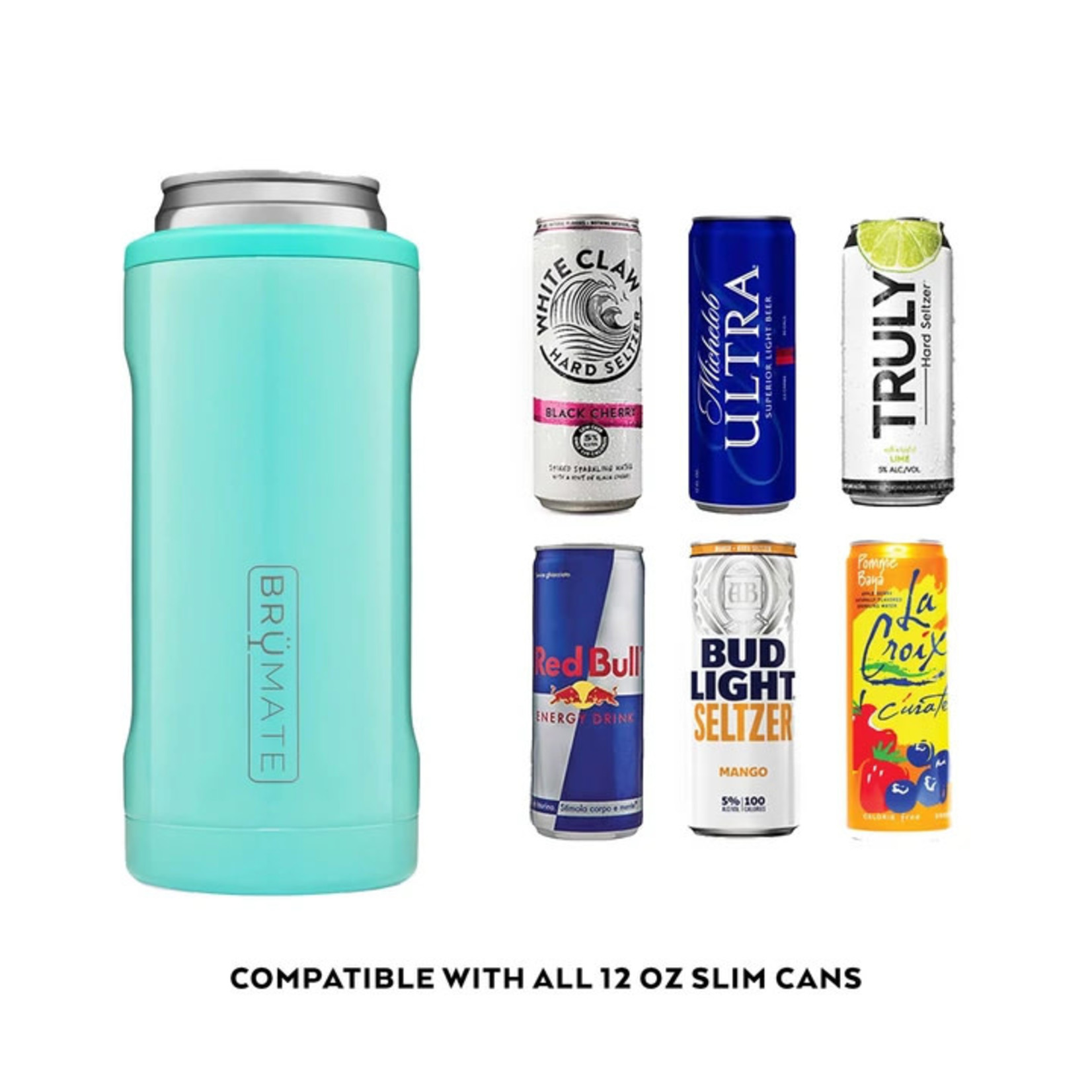 Hopsulator Slim Can Cooler 12oz Glitter