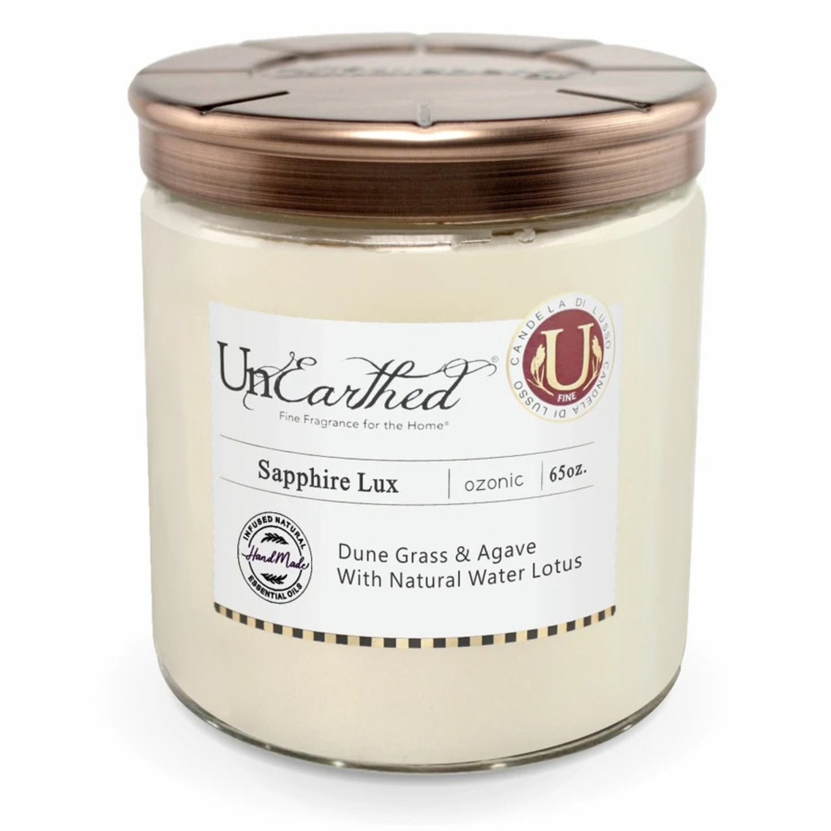UnEarthed Candle UnEarthed Candle - 65oz Candy Jar - Sapphire Lux