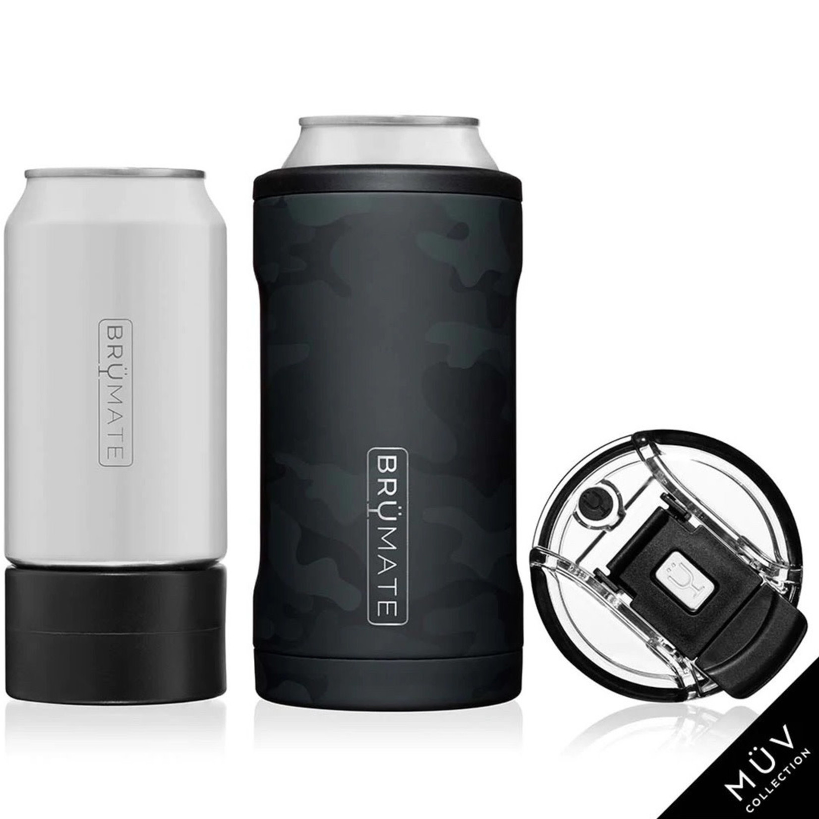 BrüMate Hopsulator Duo MÜV 2-IN-1 Midnight Camo 12OZ Cans/Tumbler