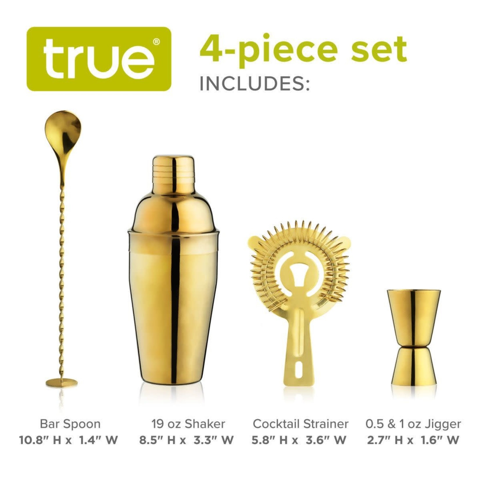 true brands Barware Set - Gold