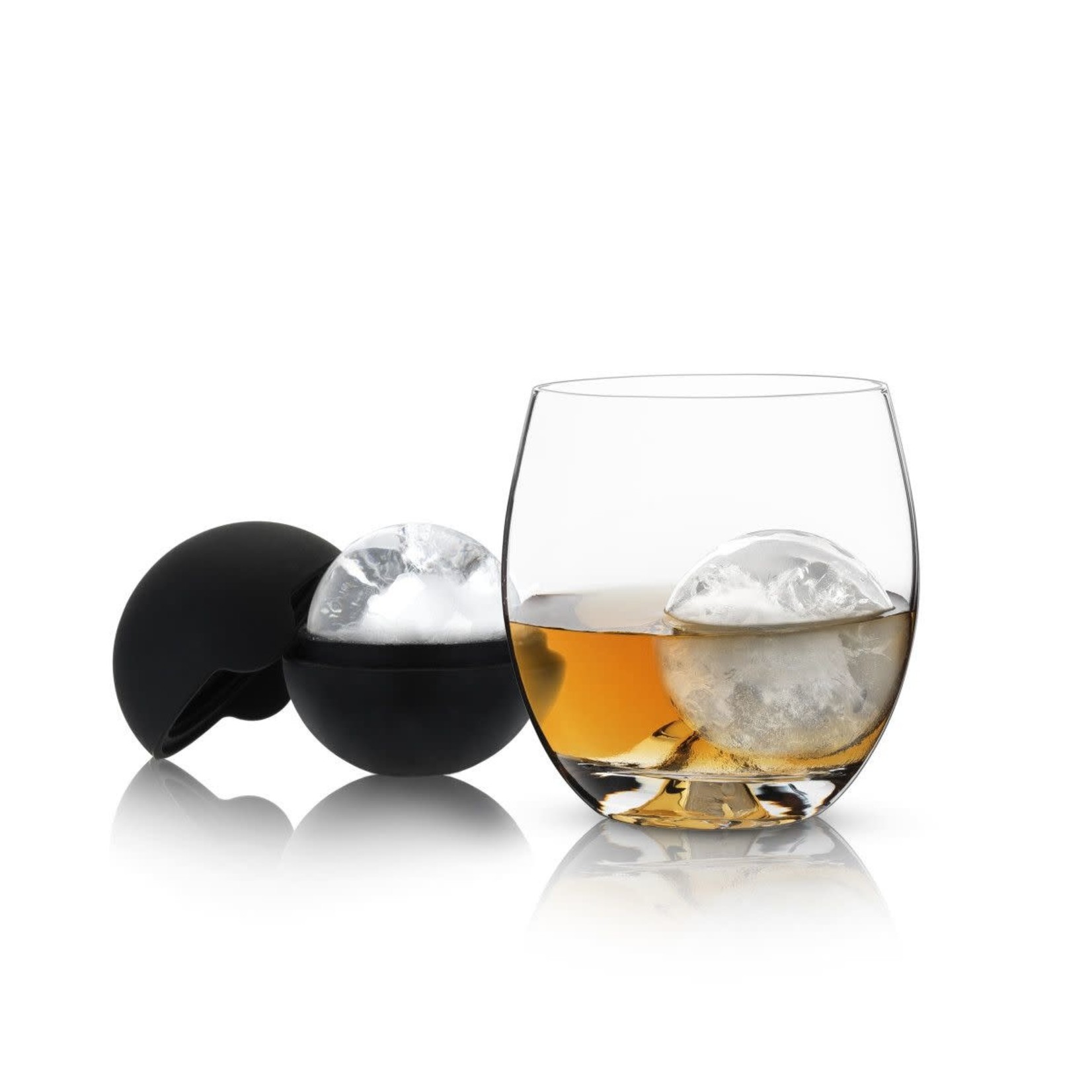 Glacier Rocks 4-Piece Ice Ball Mold and Tumbler - The Fancy Frog