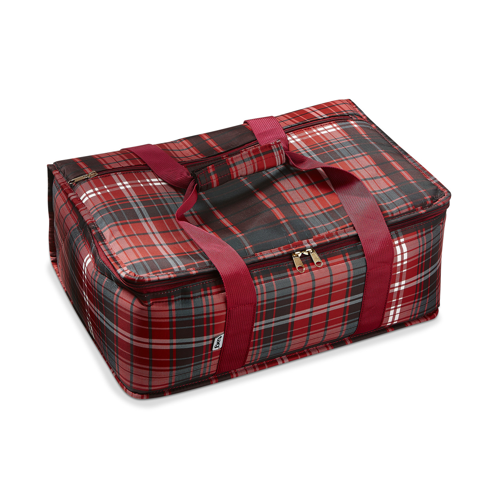 tag Plaid Insulated Casserole Carrier
