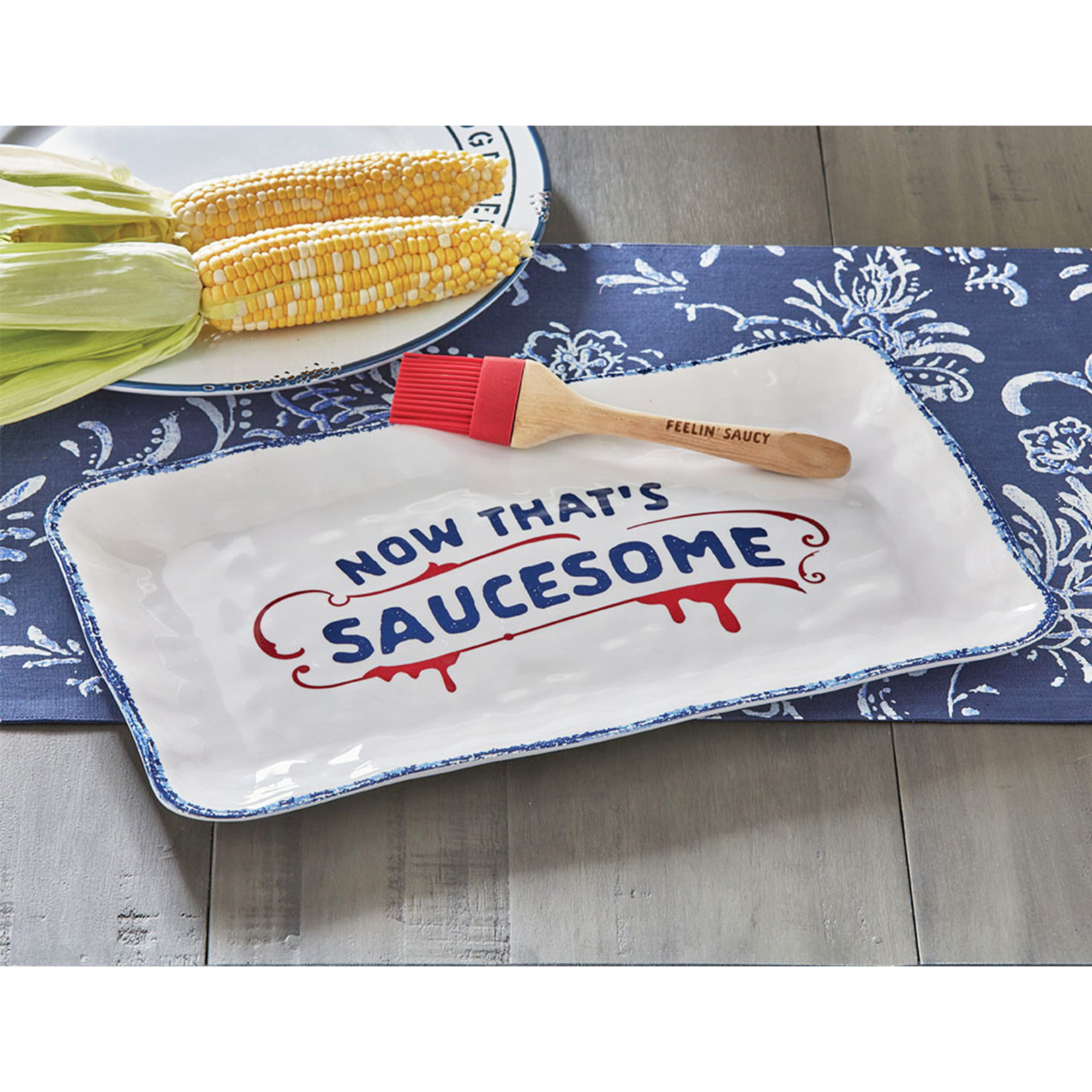 tag Saucesome Platter w/ Brush