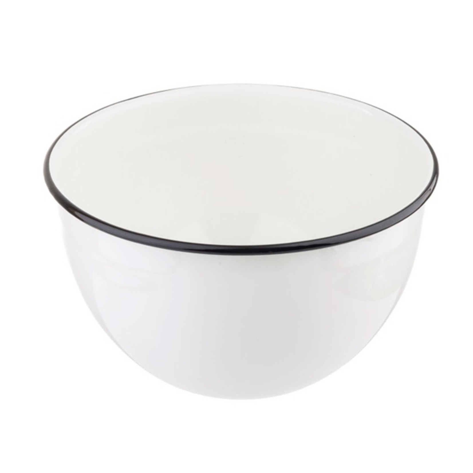 TableCraft Enamelware Collection(TM) Mixing Bowls, Set of 3 Enamel Coated  Steel 1.5 Qt, 3.25 Qt & 5.25 Qt