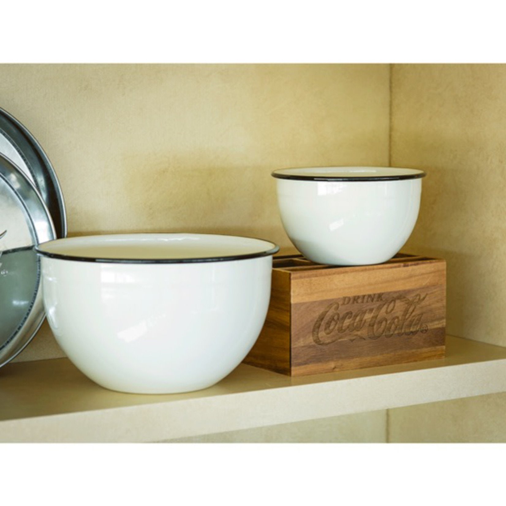 Mixing Bowls, 3-Piece Set - Enamelware