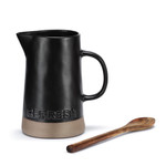 Demdaco Black Refresh Refill Pitcher with Spoon