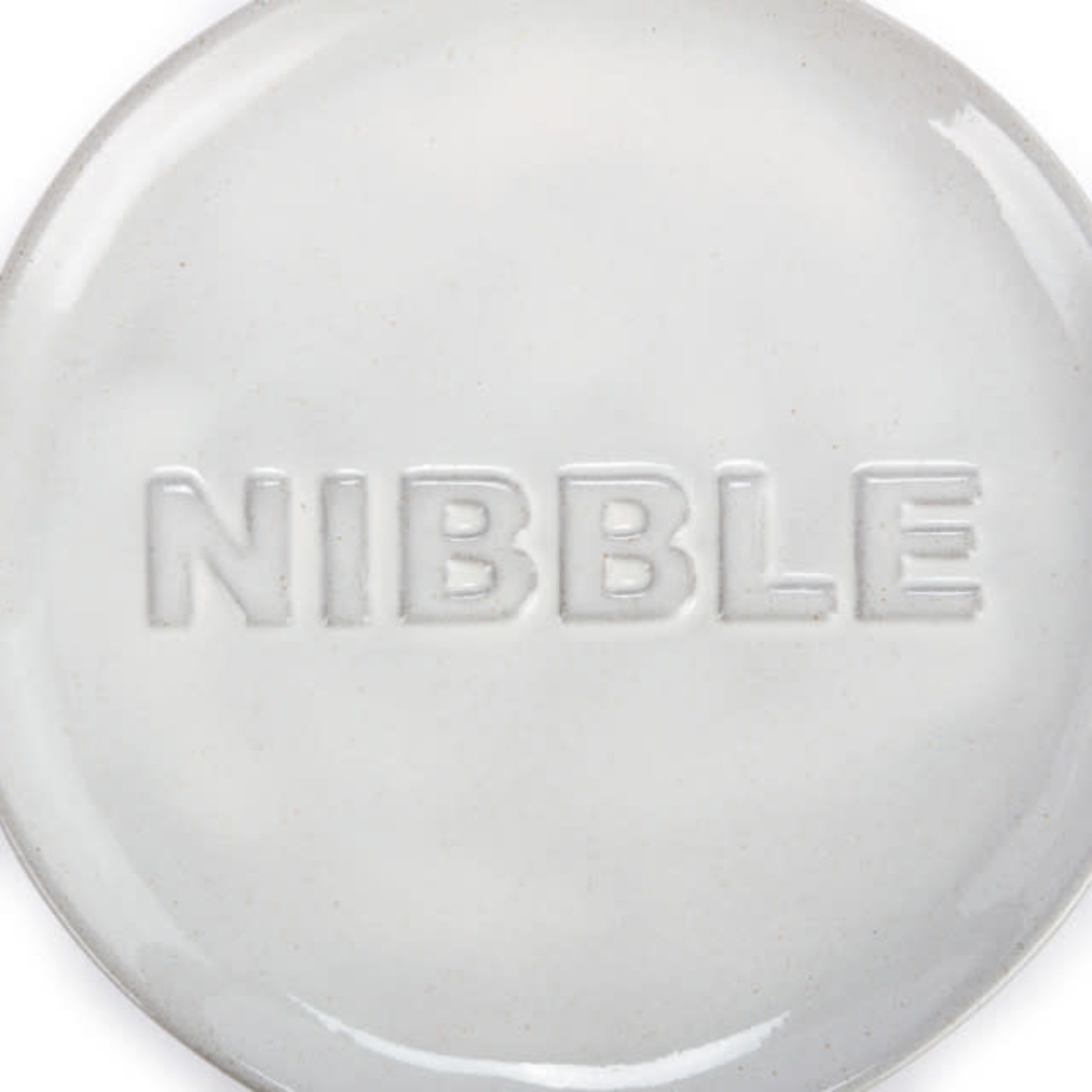 White Nibble Appetizer Plates - Set of 4