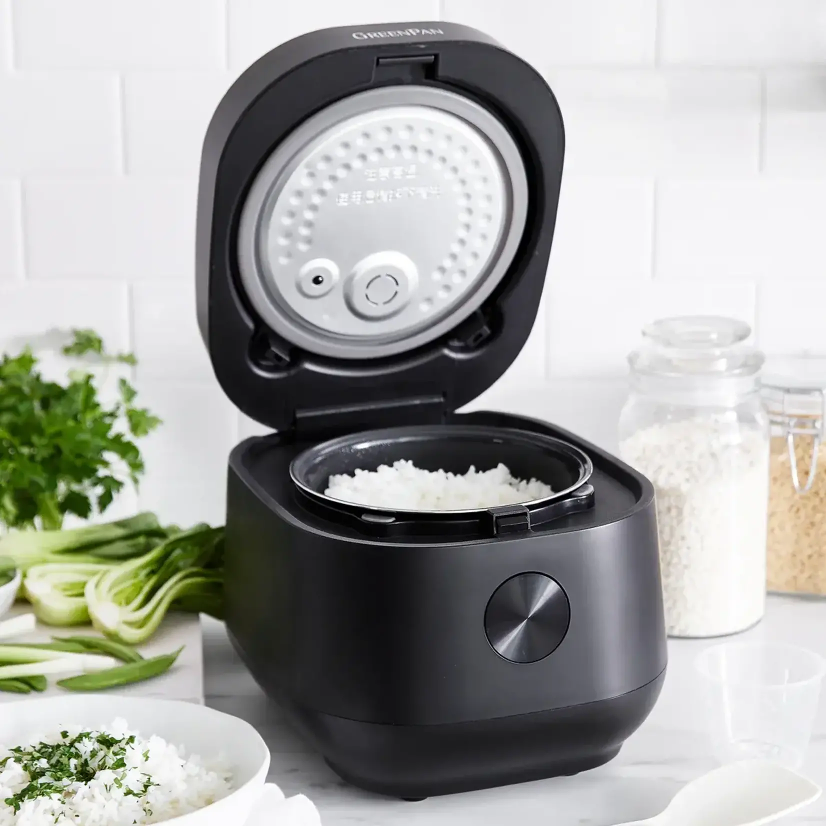GreenPan Bistro 8-Cup Traditional Rice Cooker