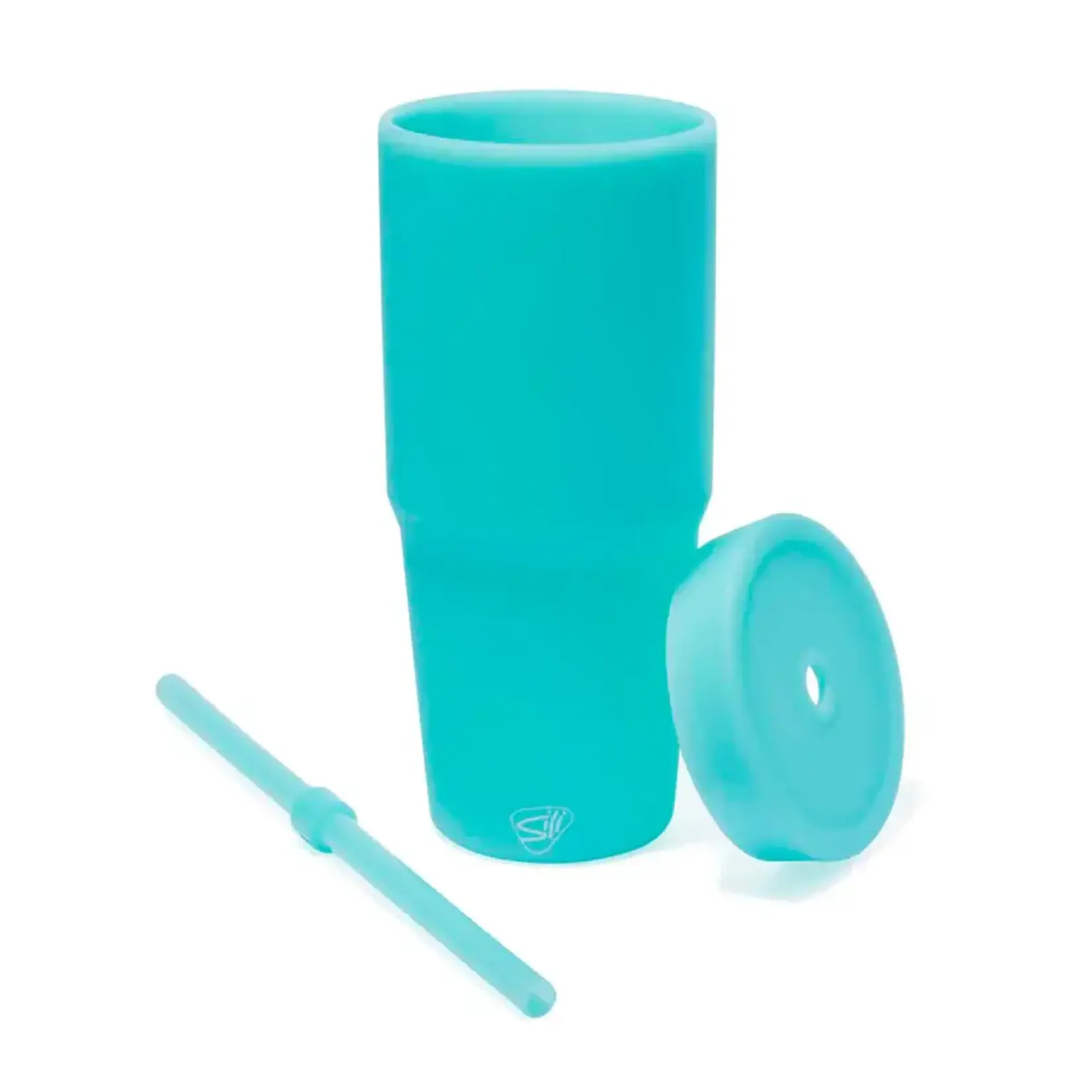 32oz Straw Tumbler - AQUA - The Fancy Frog Boutique