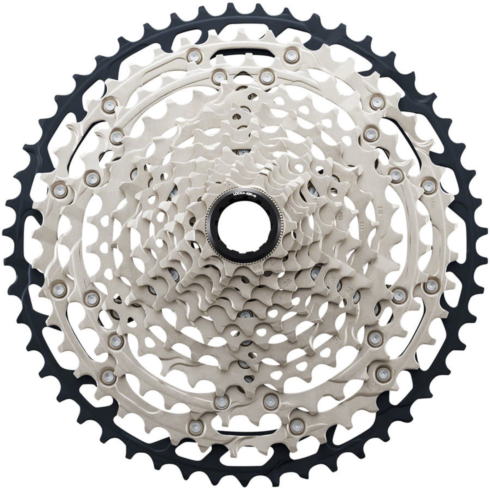 Shimano Shimano SLX CS-M7100 Cassette - 12-Speed, 10-51t, Silver/Black, Micro Spline
