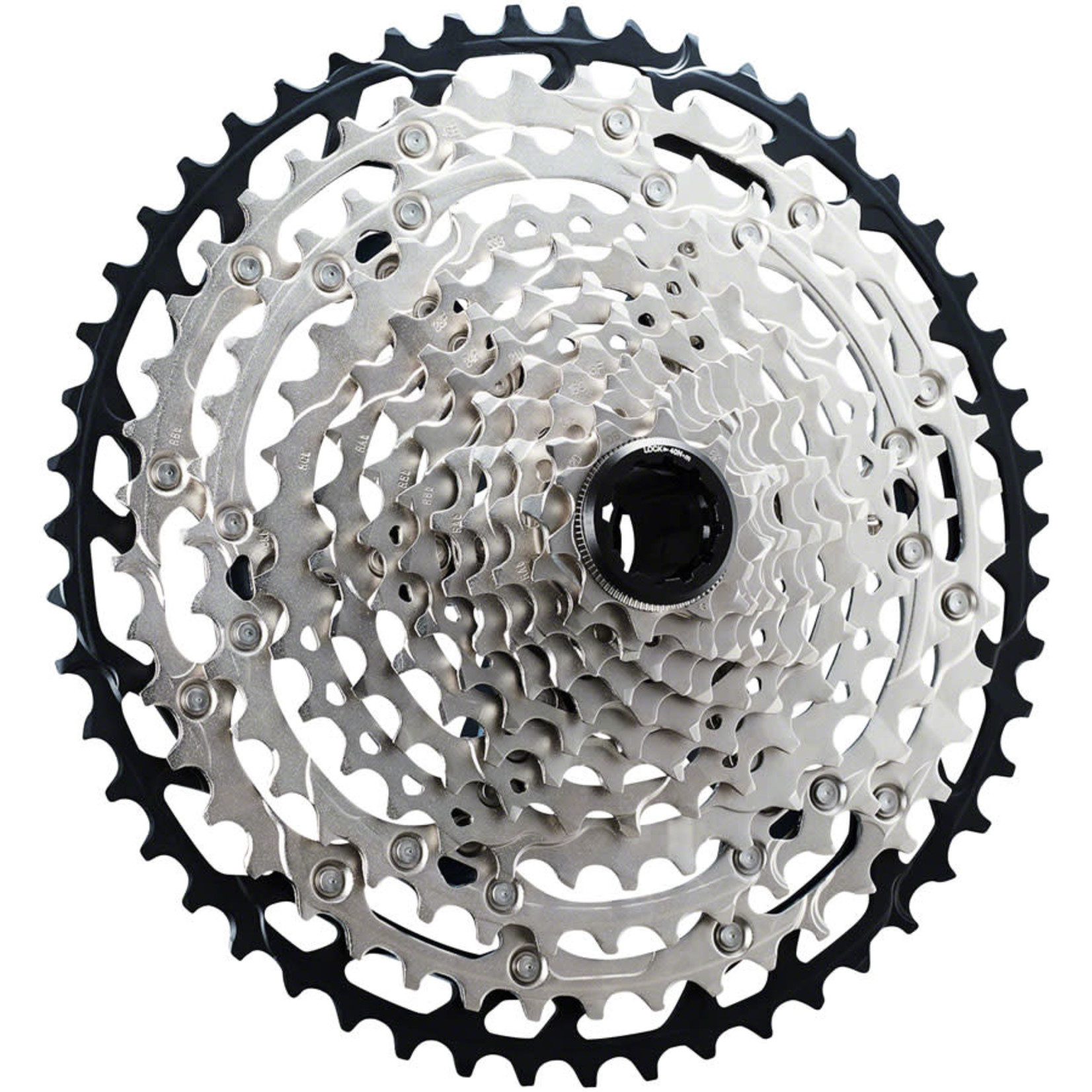 Shimano Shimano SLX CS-M7100 Cassette - 12-Speed, 10-51t, Silver/Black, Micro Spline