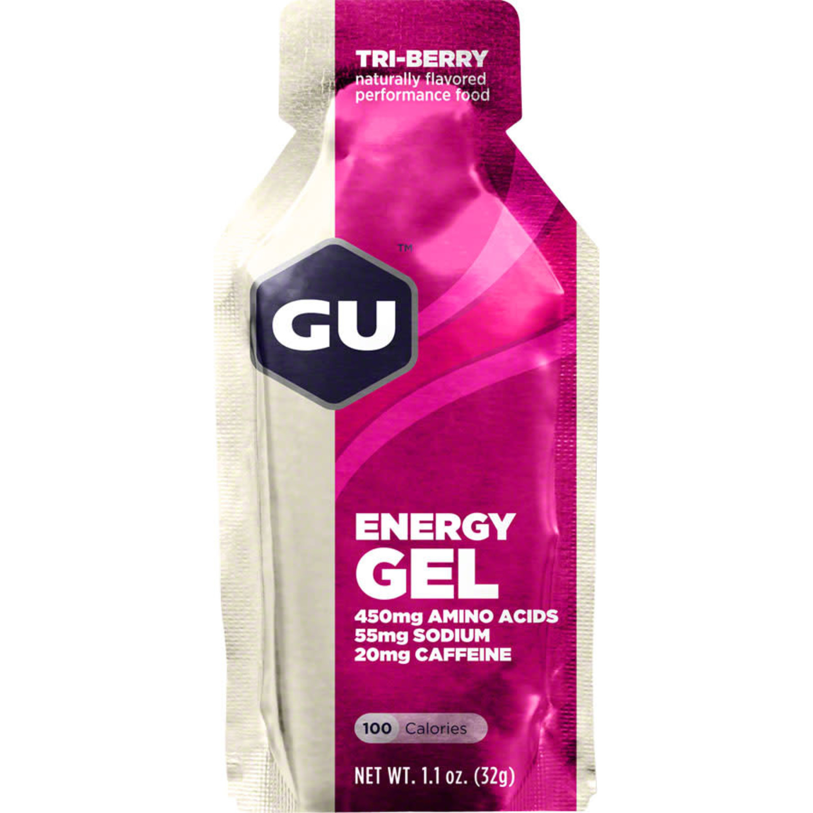 GU GU Energy Gel: Tri Berry, single