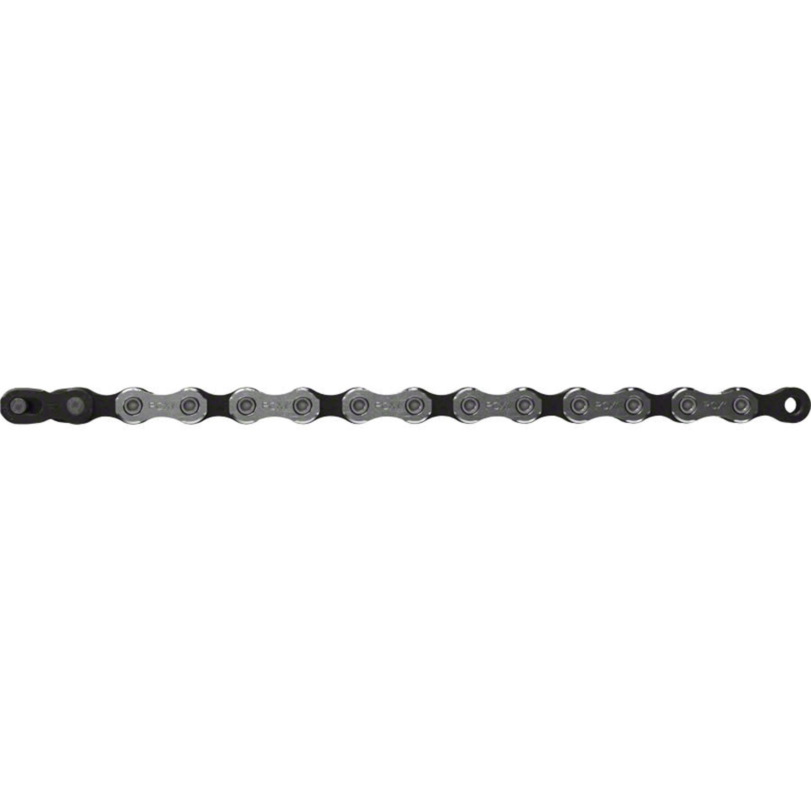 SRAM SRAM PC-X1 Solid-Pin PL Chain, 118 Link, 11sp, Silver/Black