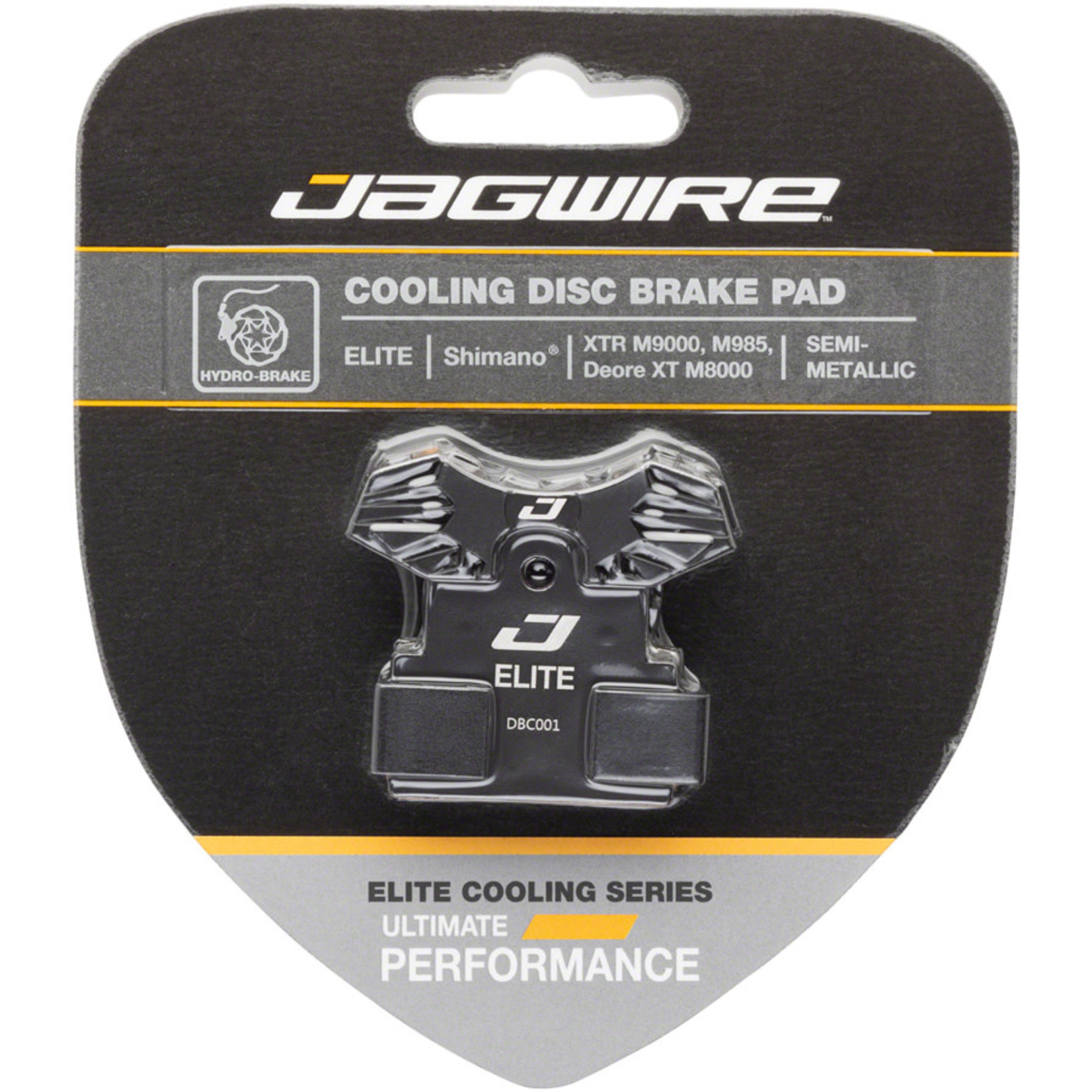 Jagwire Jagwire Elite Cooling Disc Brake Pad fits Shimano M9000, M9020, M985, M8000, M785, M7000, M666, M675, M615, S700, R785, RS785