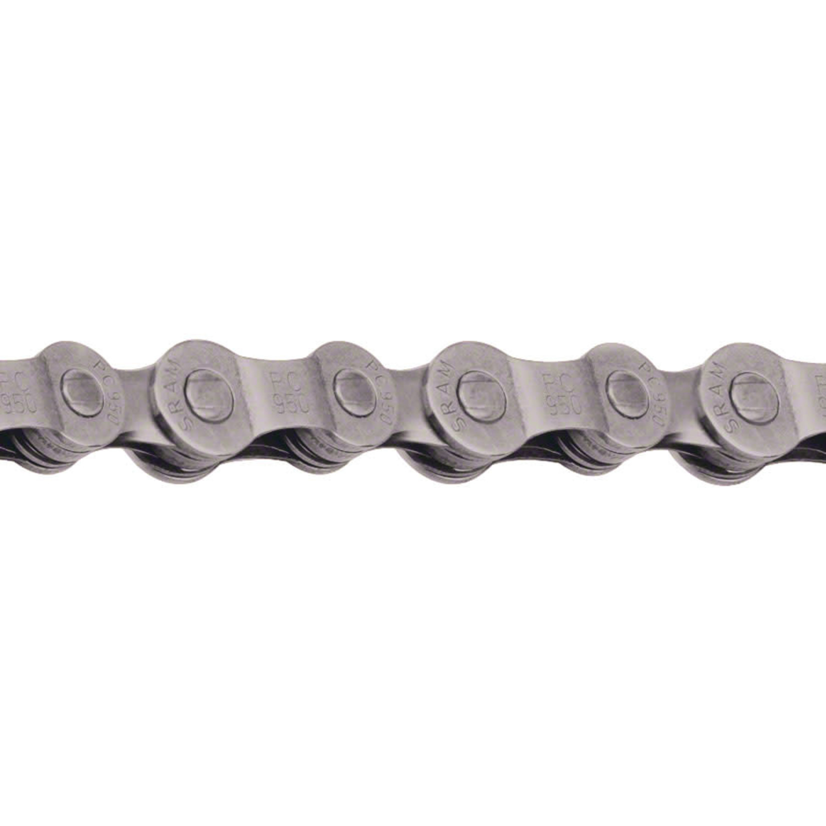 thumbnail image 2 of Sram PC-830 8-Speed Bicycle Chain – 114 Links, Grey (Road / Mountain) 2 of 6
