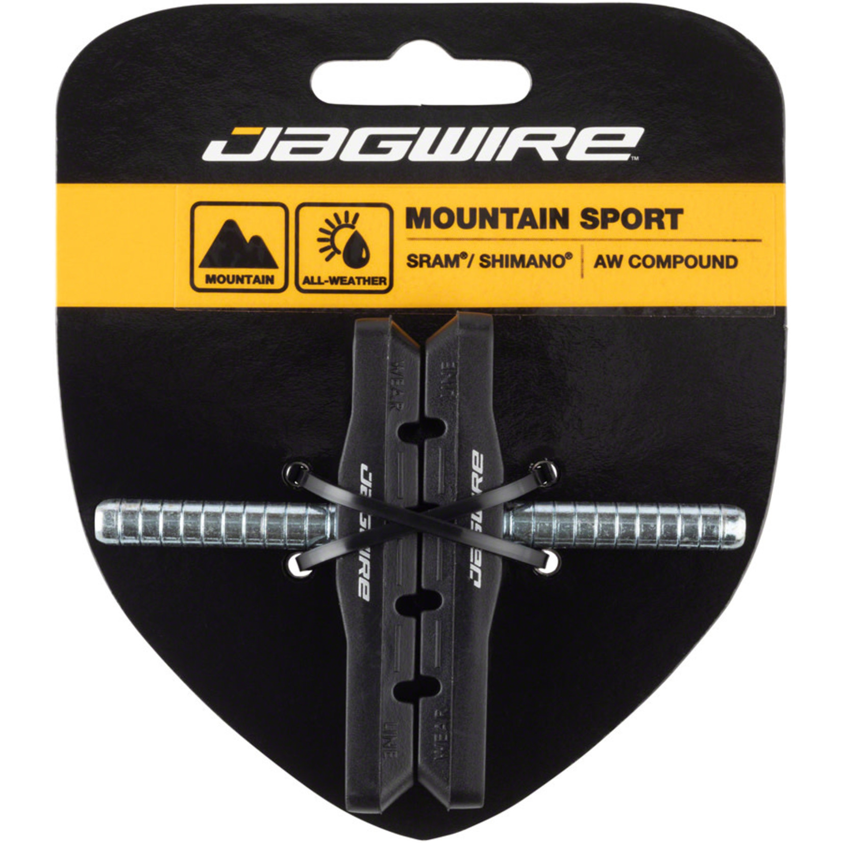 Jagwire Jagwire Mountain Sport Brake Pads Smooth Post Black
