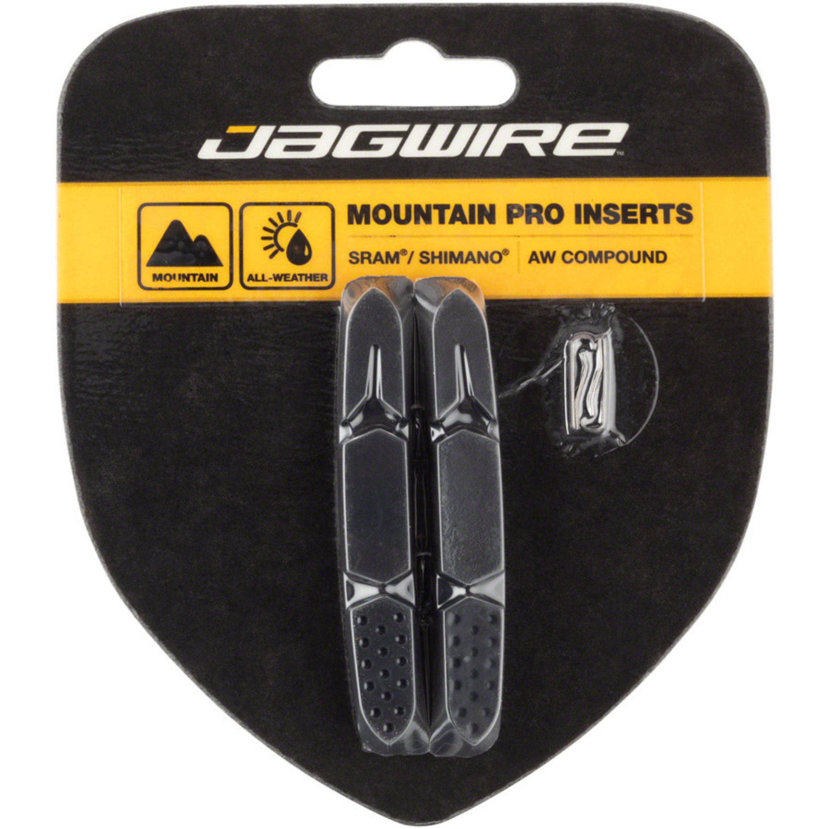 Jagwire Jagwire Mountain Pro Brake Pad Replacement Inserts, Black