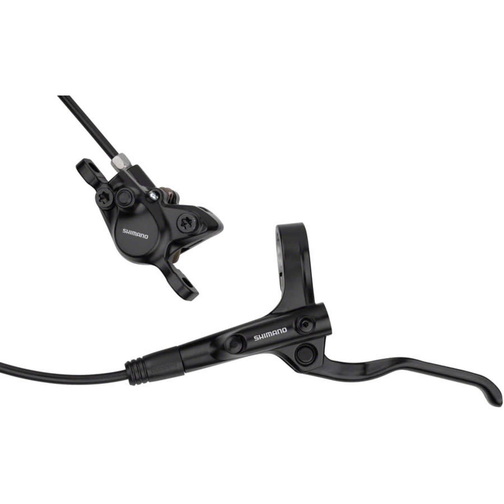 Shimano Shimano Alivio BL-MT200/BR-MT200 Disc Brake and Lever - Front, Hydraulic, Post Mount, Resin Pads, Black