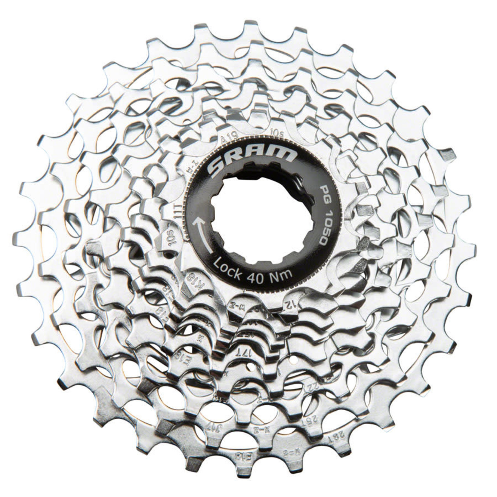 SRAM SRAM PG-1050 Cassette - 10 Speed, 11-28t, Silver