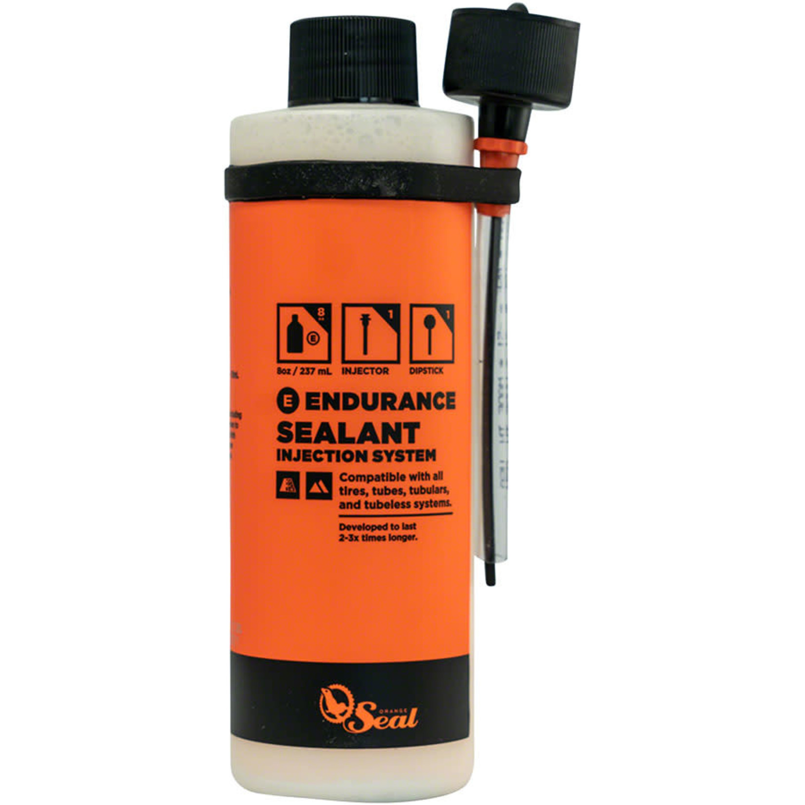 Orange Seal Orange Seal Endurance Tubeless Tire Sealant, 8oz Bottle - Inject