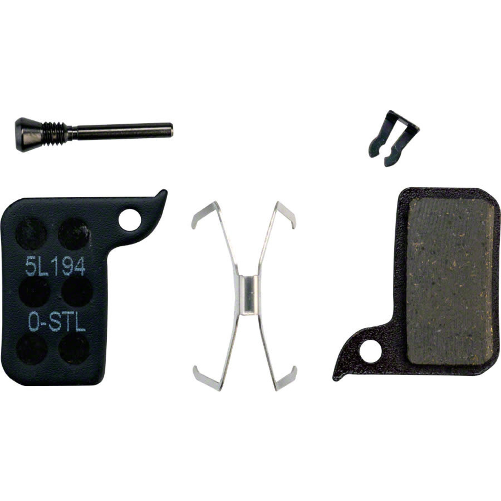 SRAM SRAM Disc Brake Pads - Organic Compound, Steel Backed, Quiet, Monoblock, For SRAM Hydraulic Road Disc, Level A1 (2017-2019)