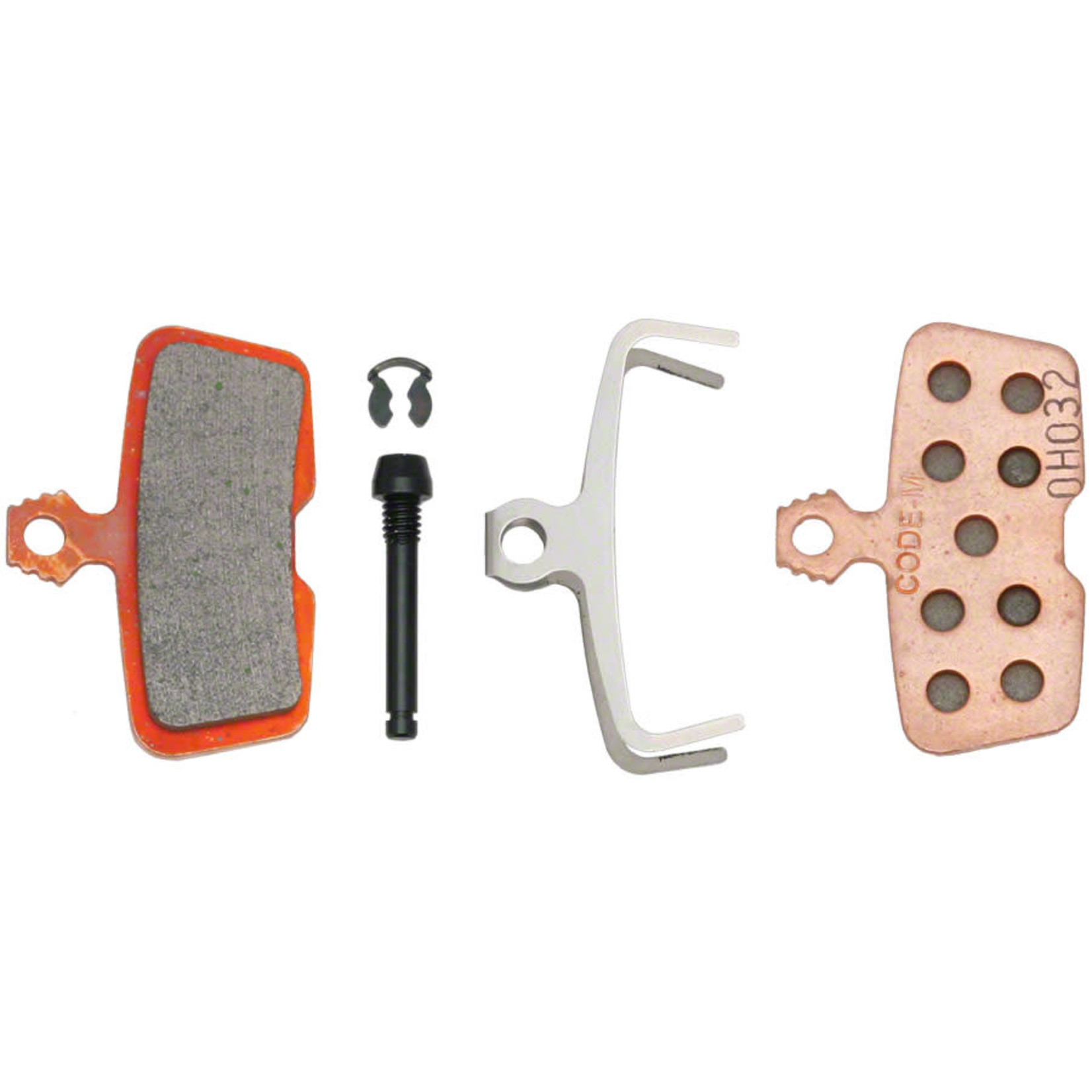 SRAM SRAM Disc Pads, 11+ Code 4-Piston, Heavy Duty, Sintered/Ste