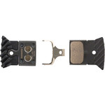 Shimano Shimano L04C-MF Disc Brake Pads and Springs - Metal Compound, Finned Alloy and Stainless Steel Back Plate, One Pair
