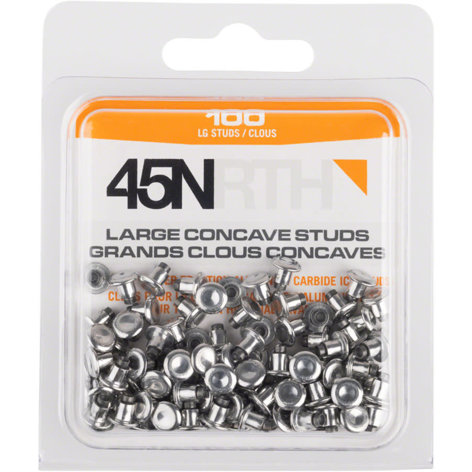 45NRTH 45NRTH Large Concave Carbide Aluminum Studs - 100 Pack