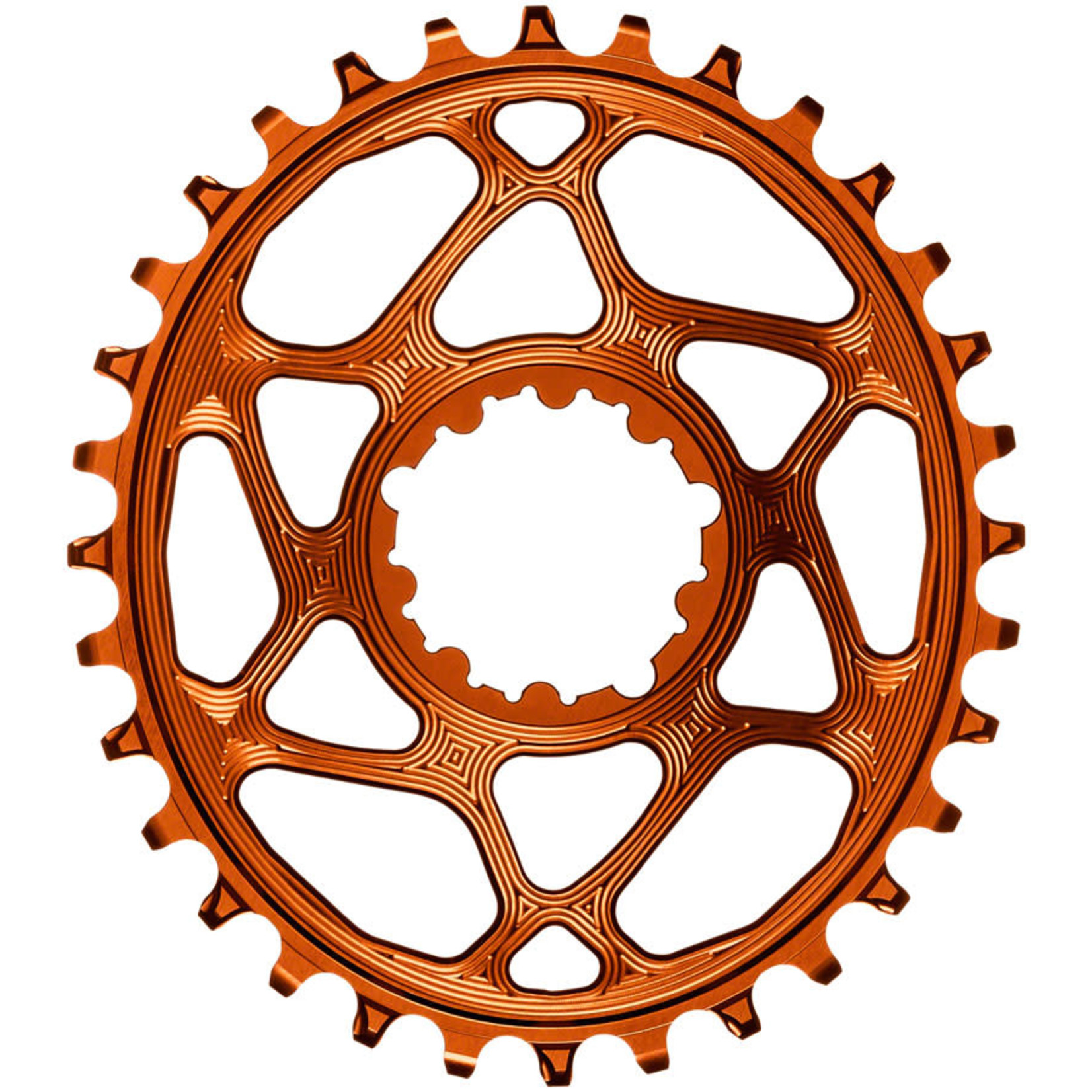 absoluteBLACK absoluteBLACK Oval Narrow-Wide Chainring, SRAM 3-Bolt Direct Mount, 3mm Offset