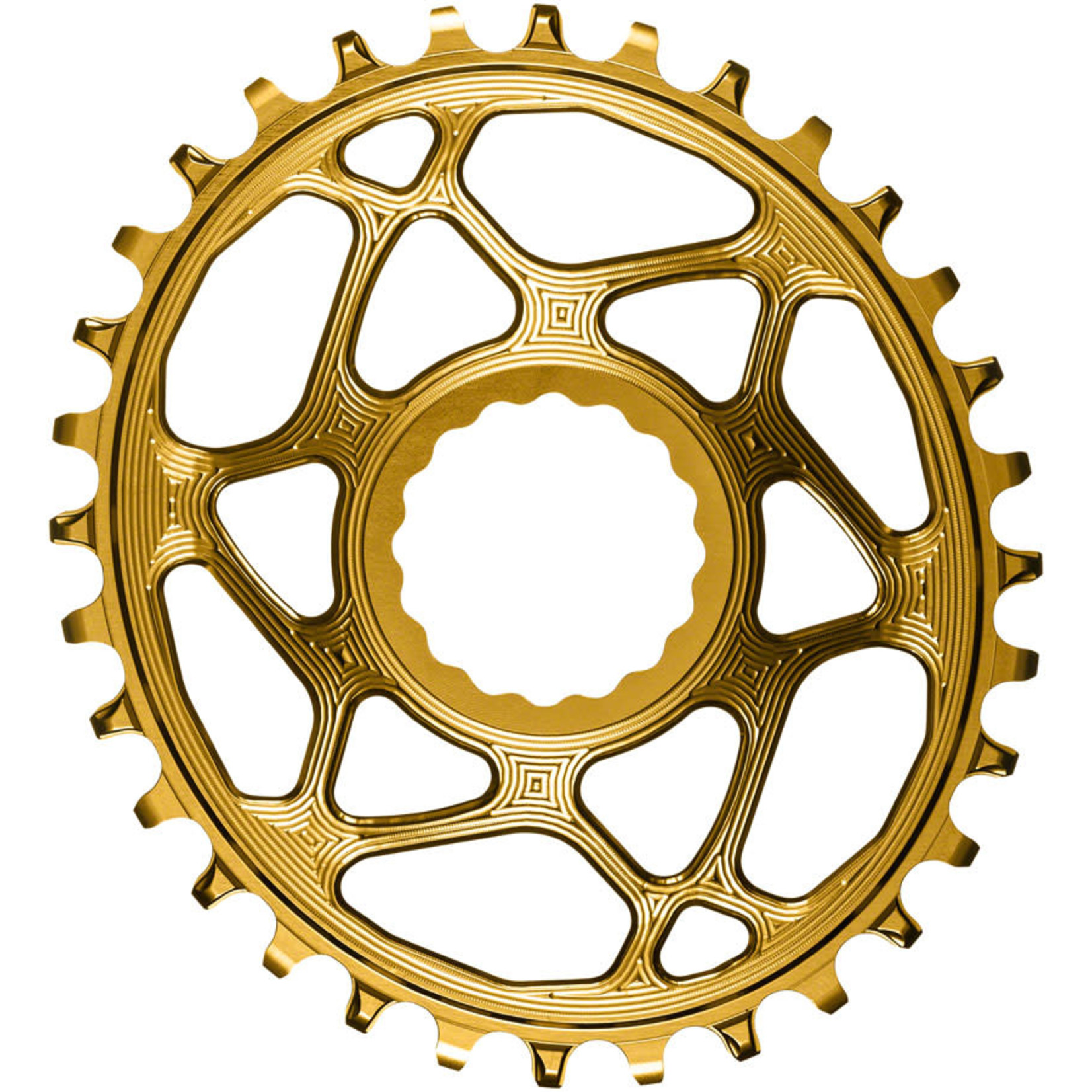 absoluteBLACK absoluteBLACK Oval Narrow-Wide Chainring, CINCH Direct Mount, 3mm Offset