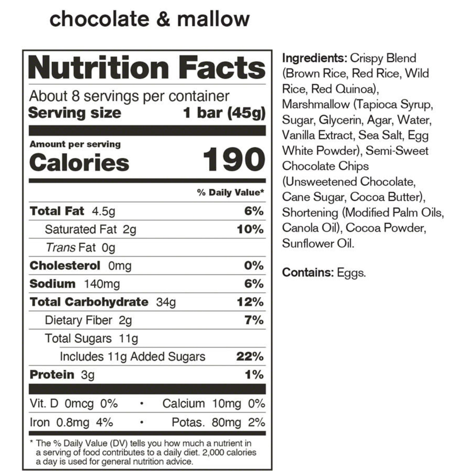Skratch Labs Skratch Labs Crispy Rice Cake Bar