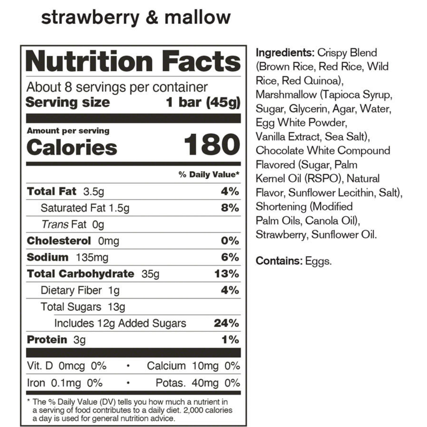 Skratch Labs Skratch Labs Crispy Rice Cake Bar