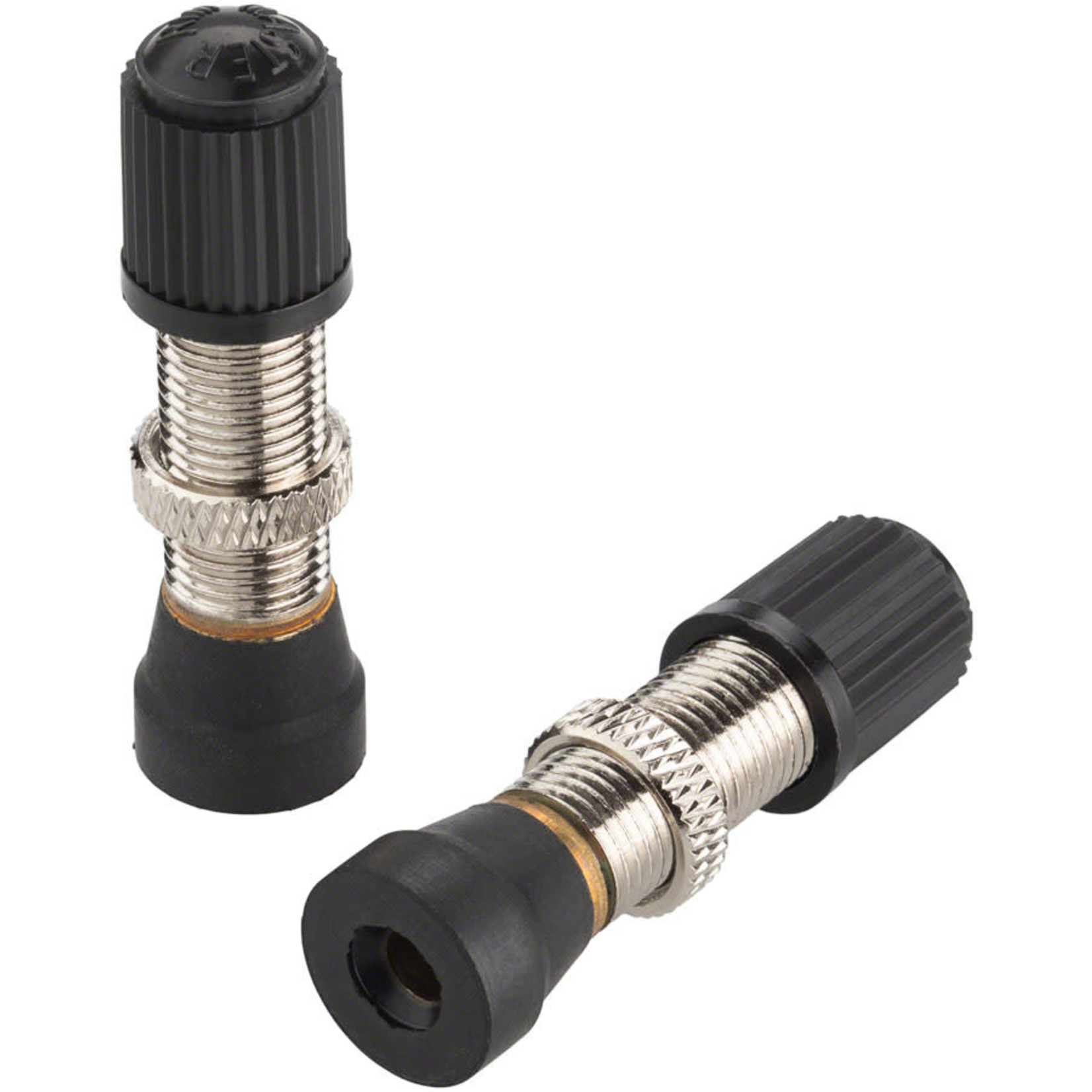 Schrader Valve Stem and Core, 32mm Universal Pair Conifer Bike Shop